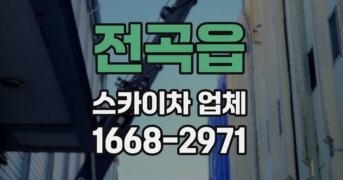 전곡읍 스카이차 업체