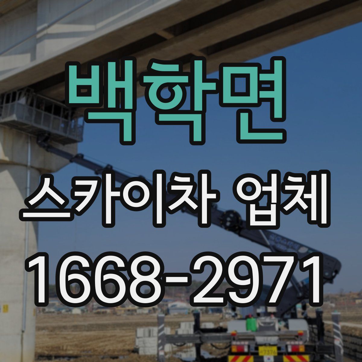 백학면 스카이차 업체