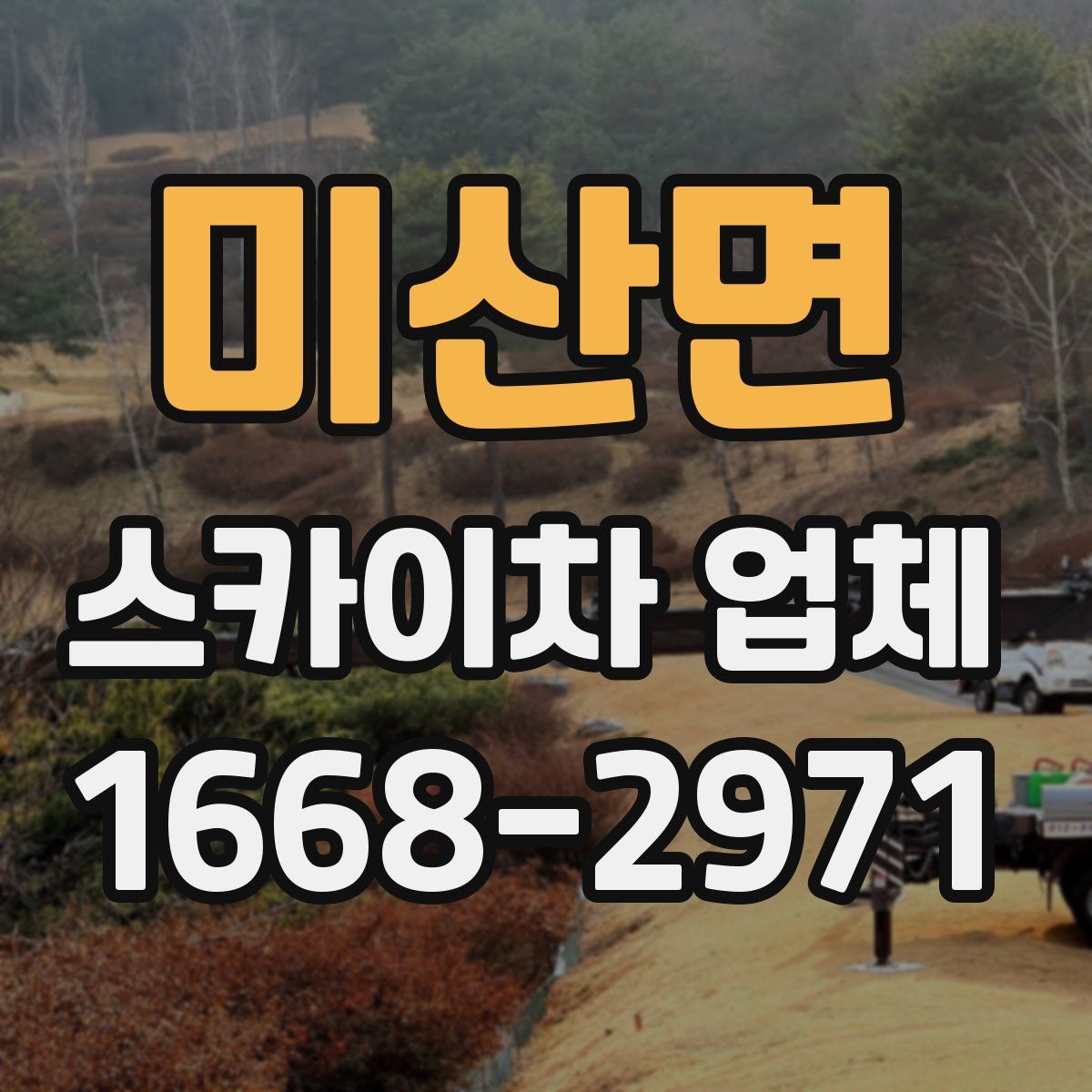 미산면 스카이차 업체