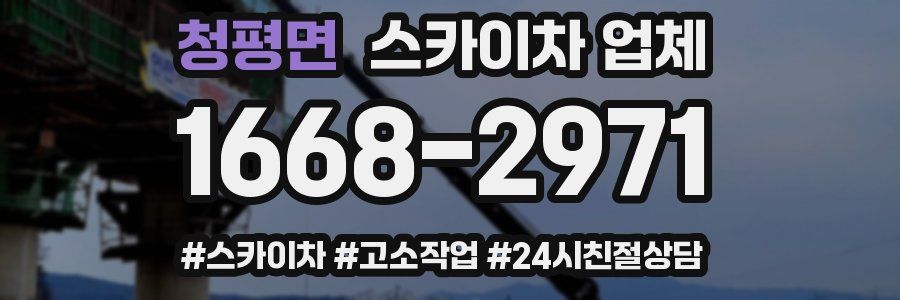 청평면 스카이차 업체