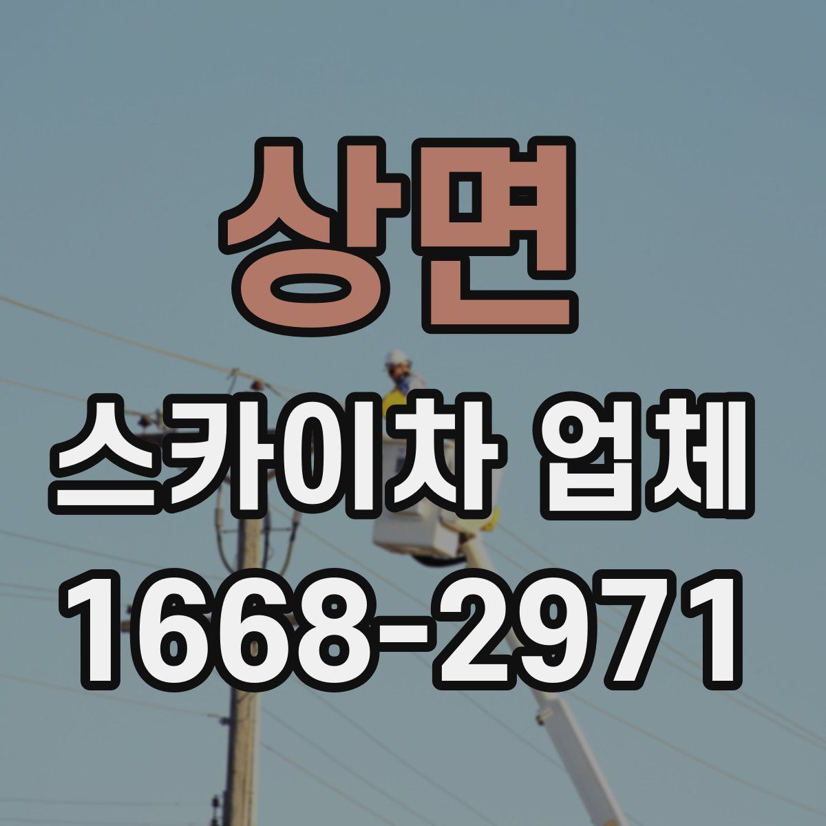 상면 스카이차 업체