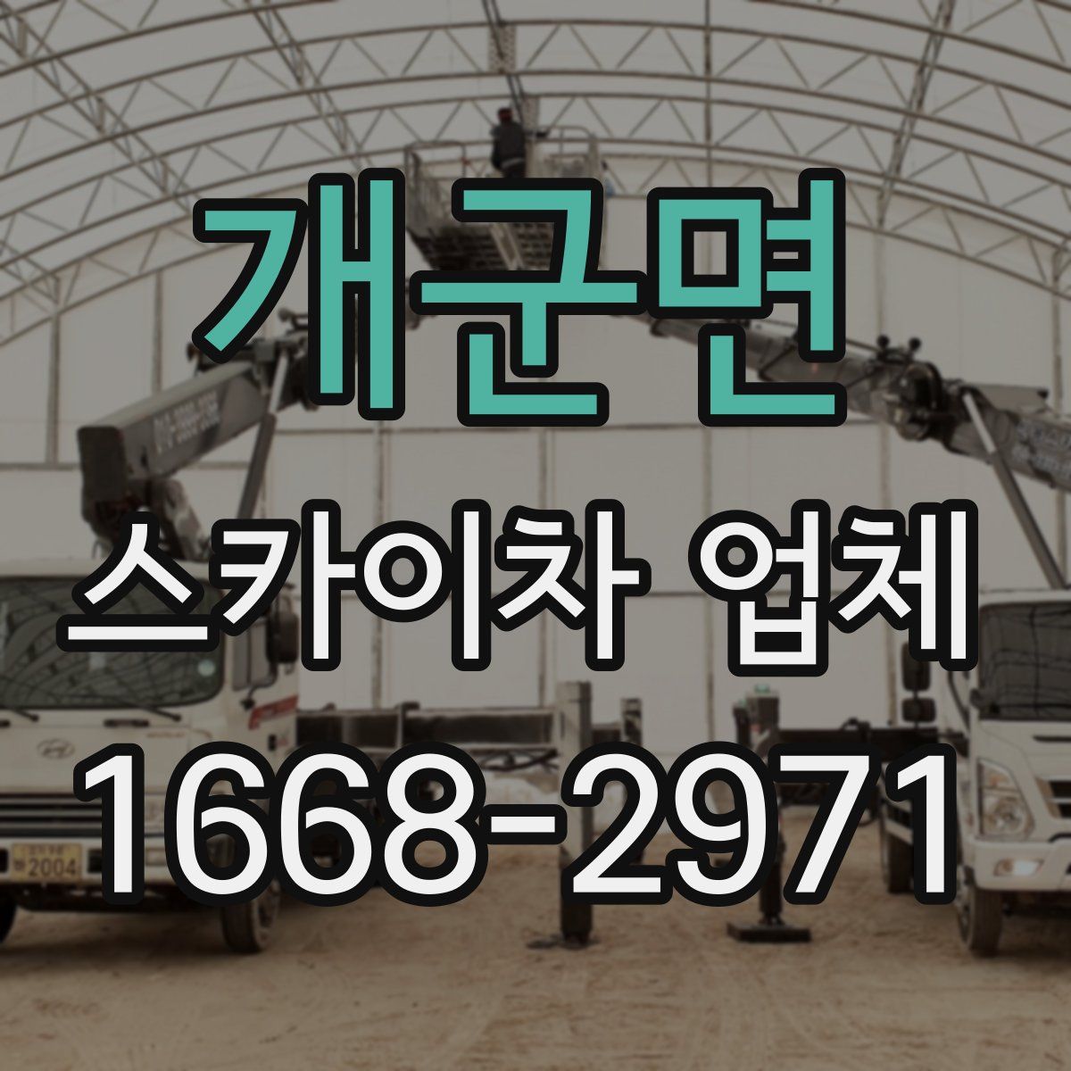 개군면 스카이차 업체