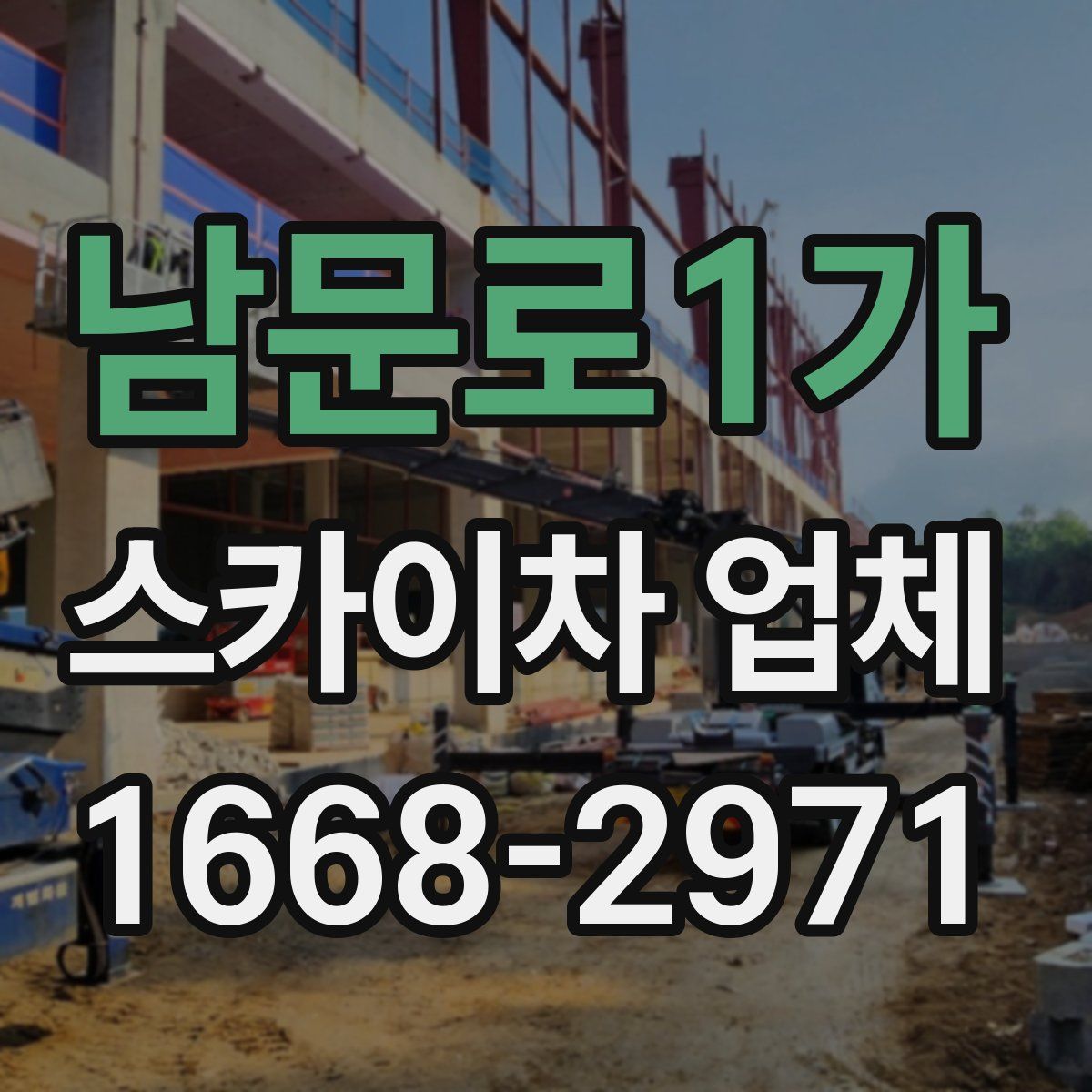 남문로1가 스카이차 업체
