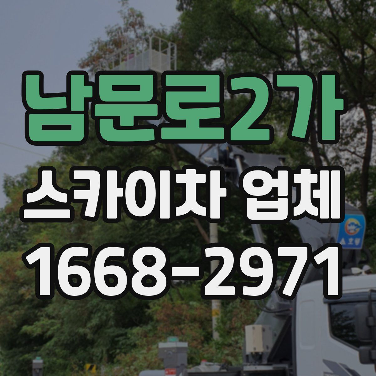 남문로2가 스카이차 업체