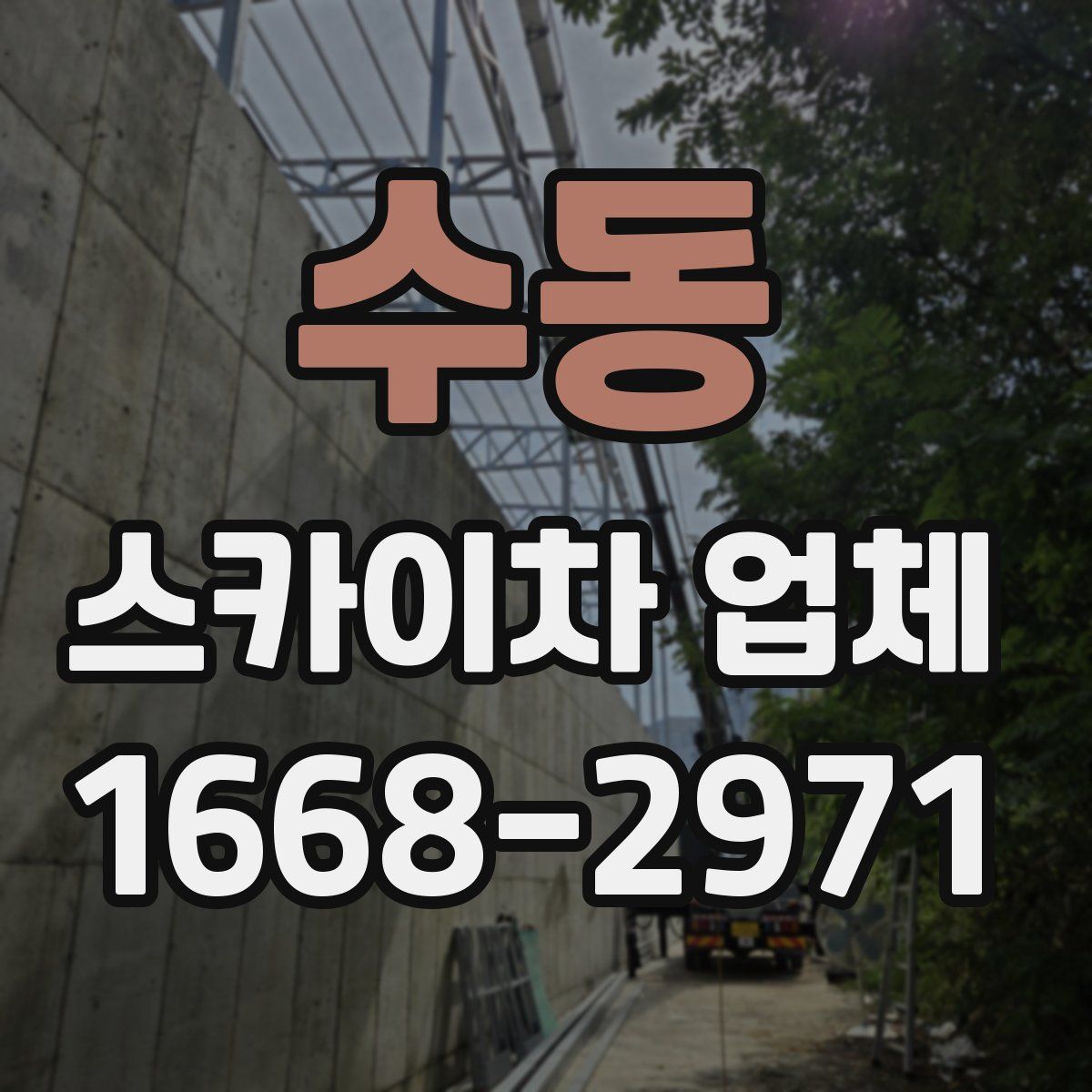 수동 스카이차 업체