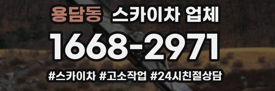 용담동 스카이차 업체