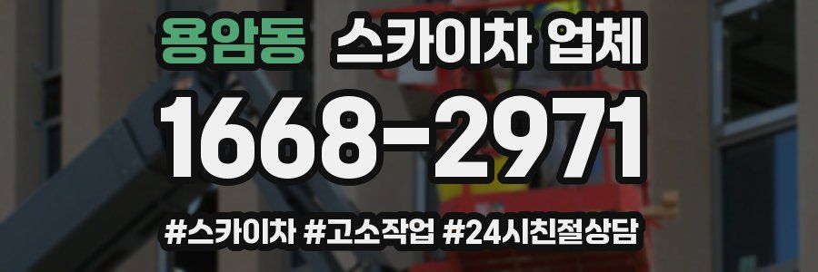 용암동 스카이차 업체