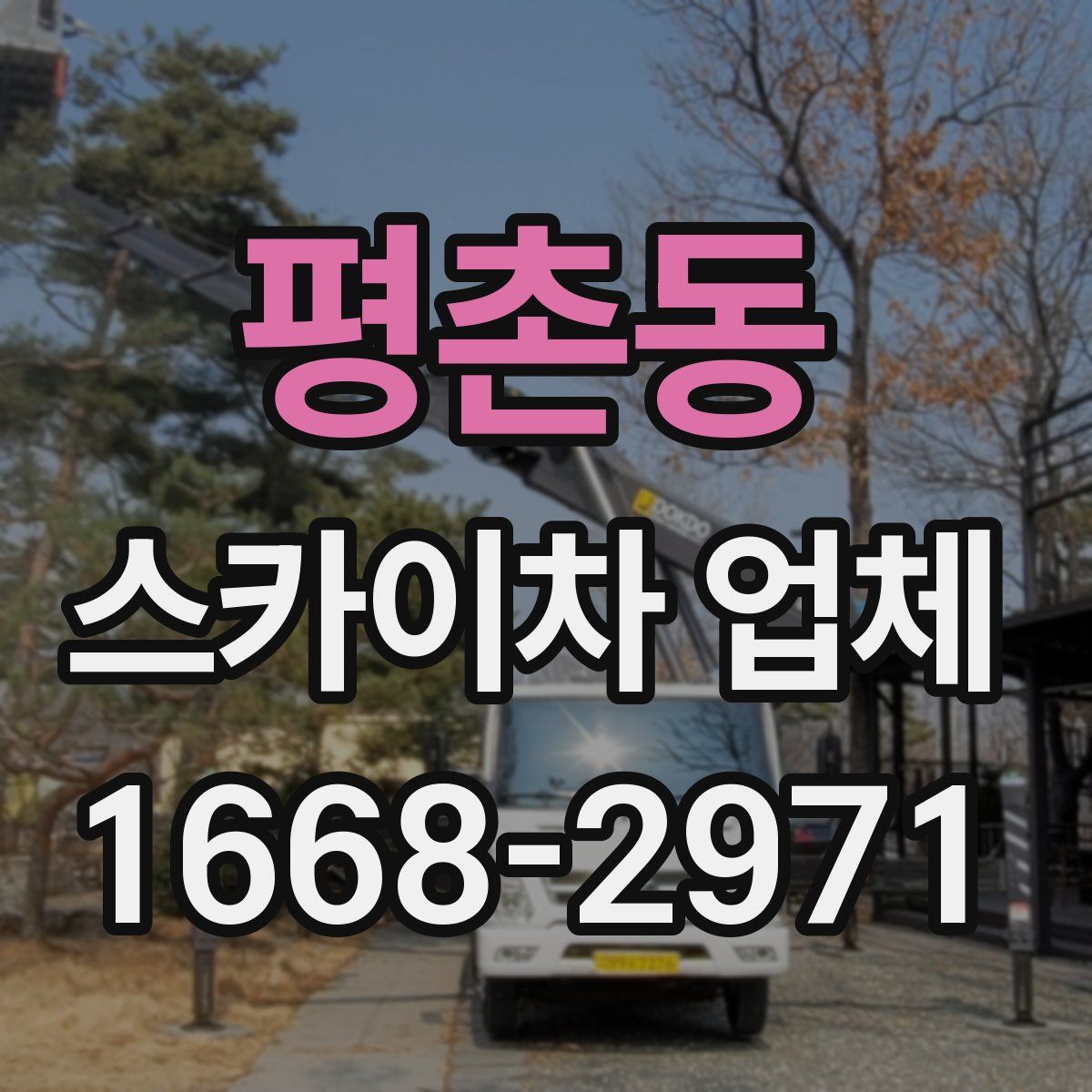 평촌동 스카이차 업체