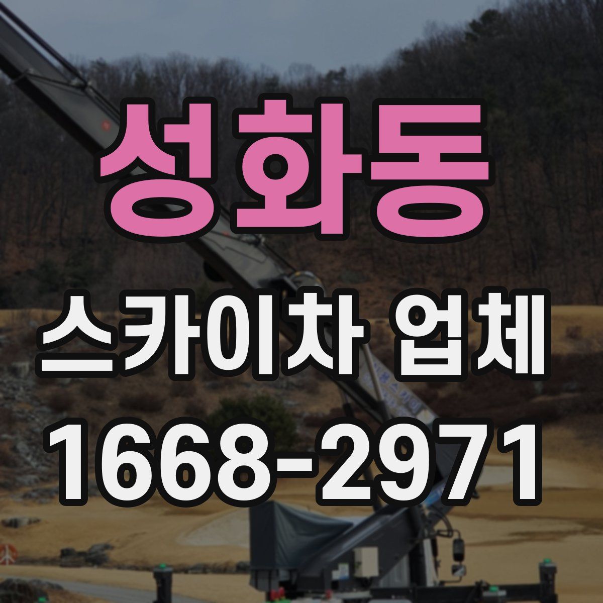성화동 스카이차 업체