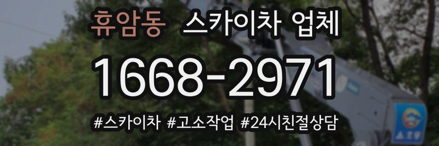 휴암동 스카이차 업체