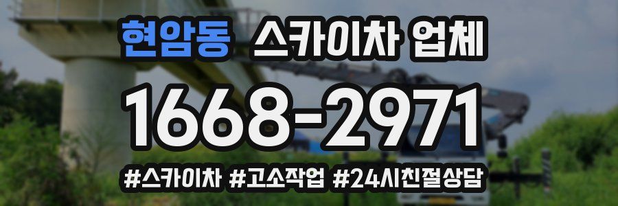현암동 스카이차 업체