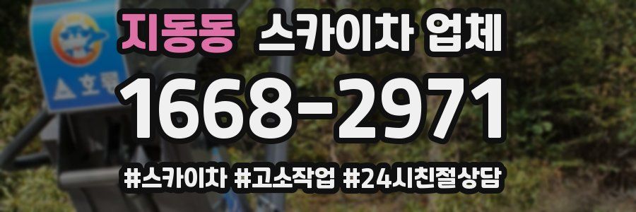 지동동 스카이차 업체