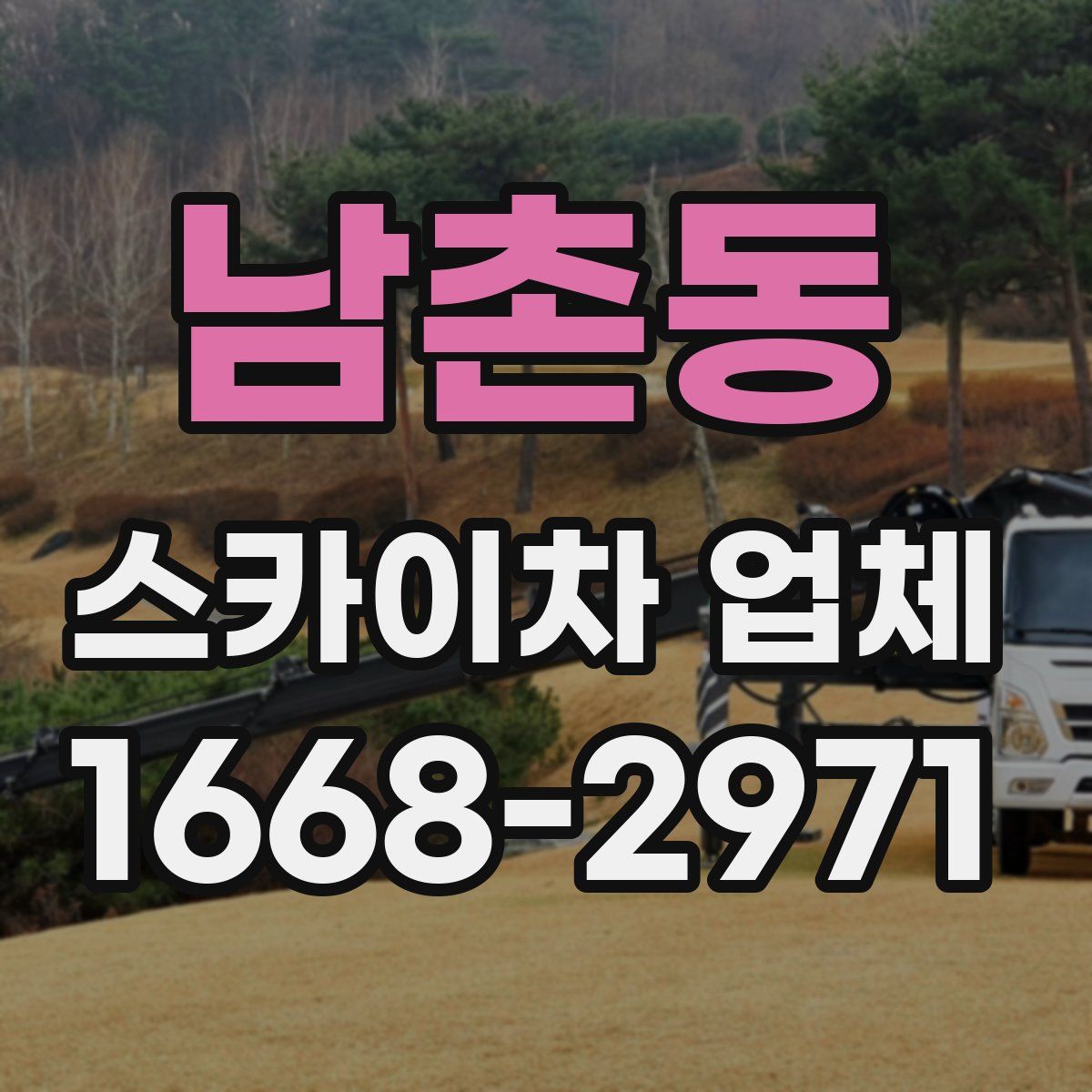 남촌동 스카이차 업체
