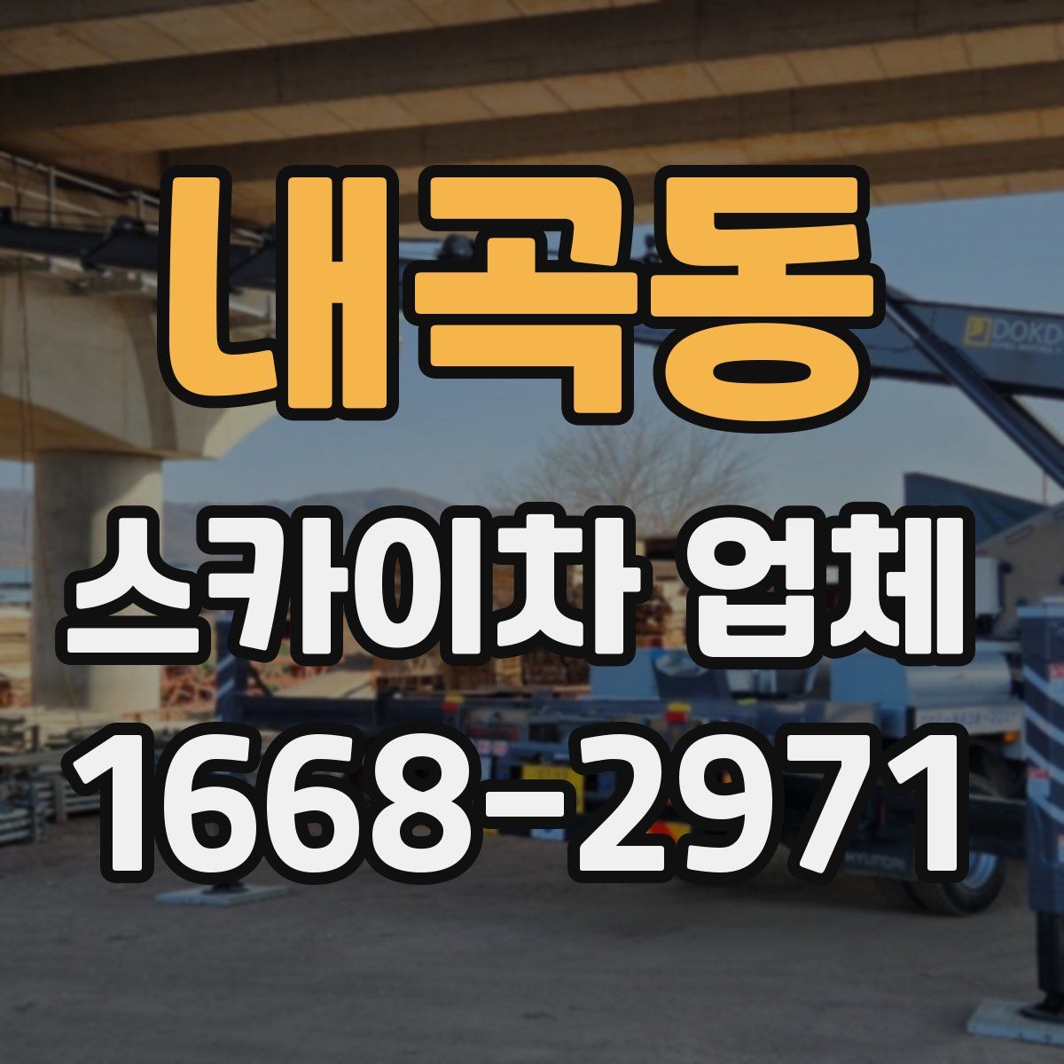 내곡동 스카이차 업체