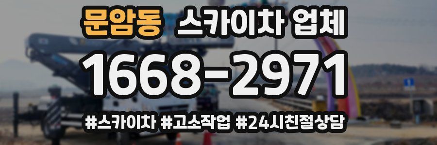 문암동 스카이차 업체