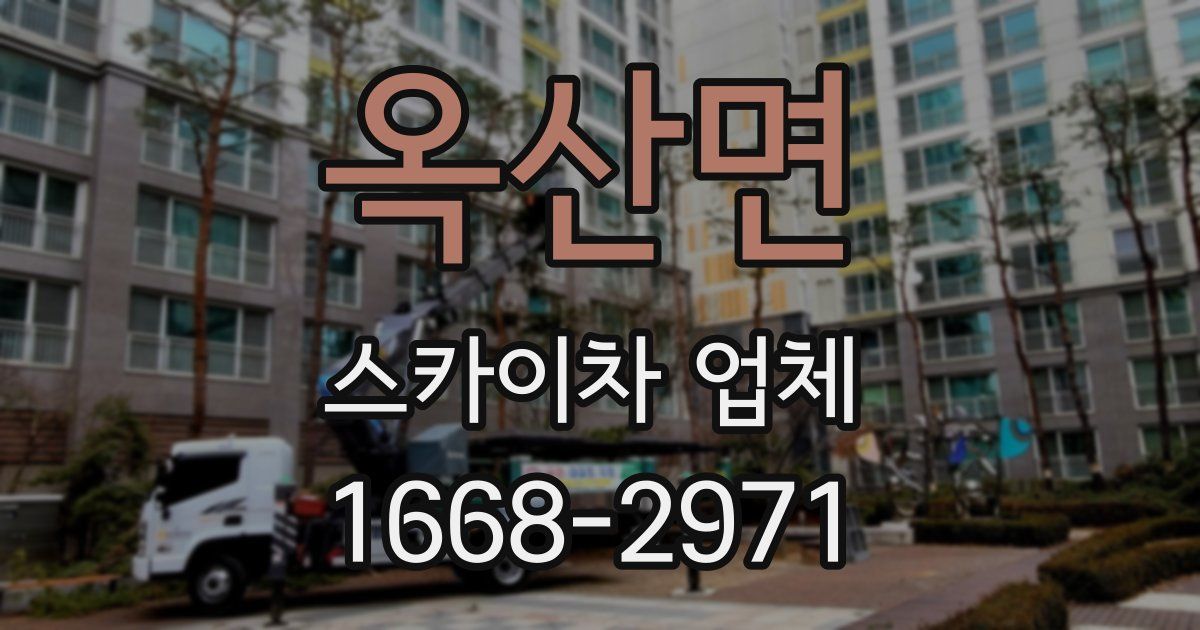 옥산면 스카이차 업체