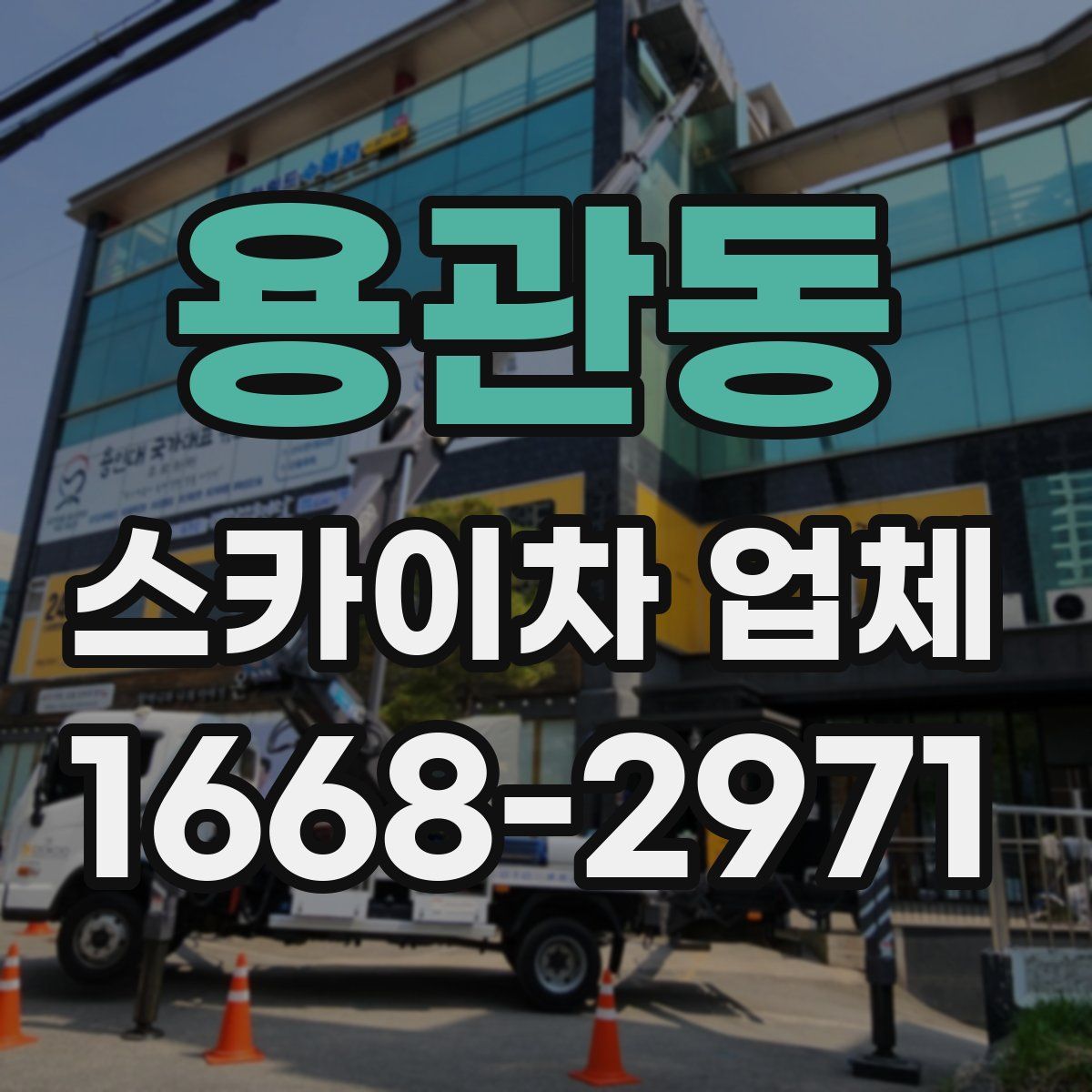 용관동 스카이차 업체