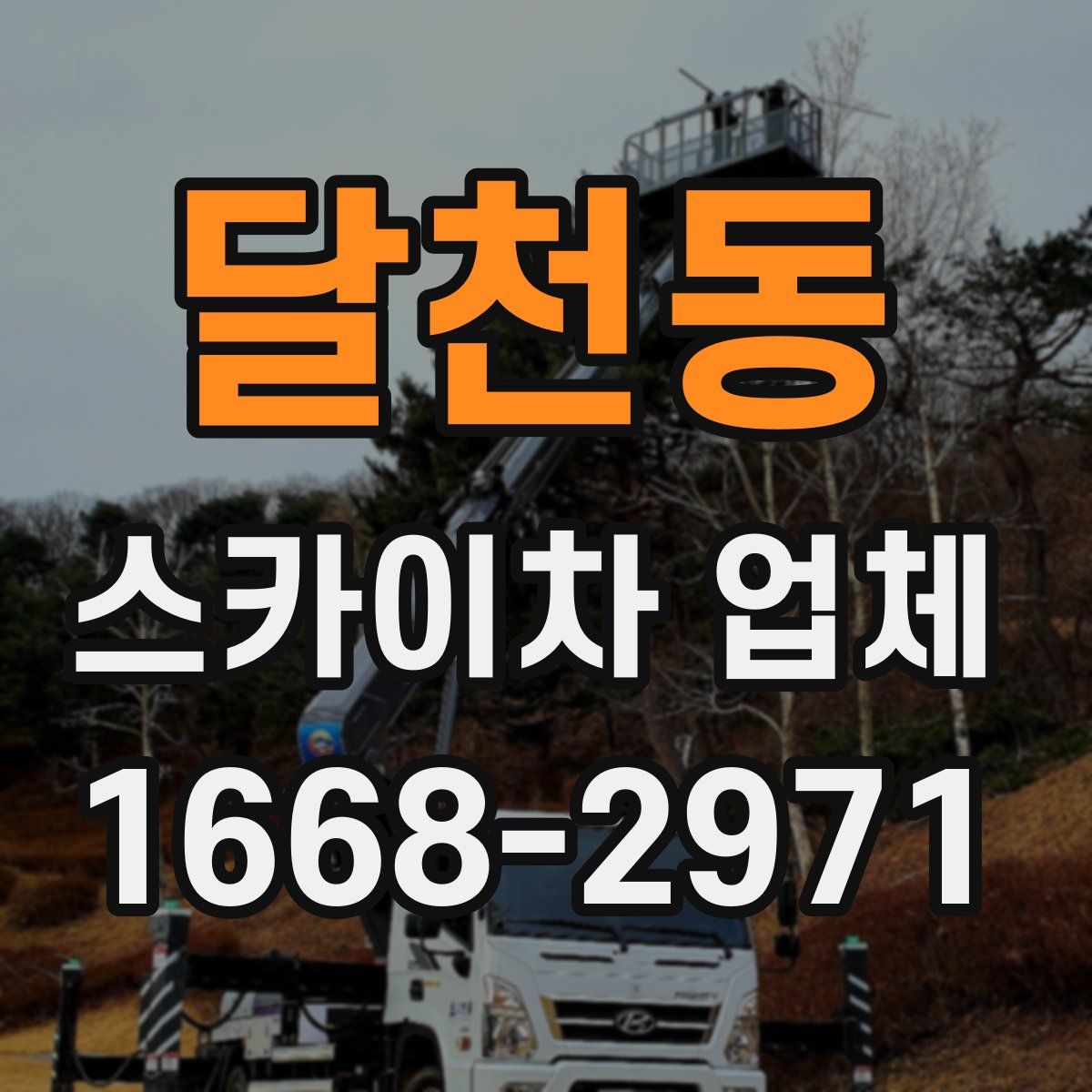 달천동 스카이차 업체