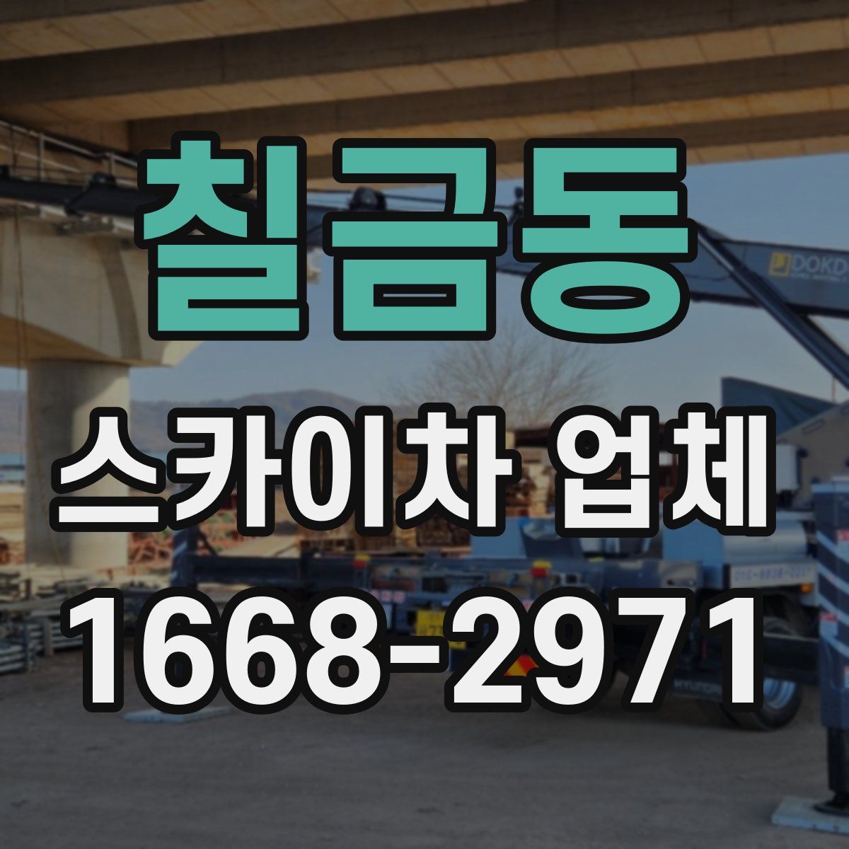 칠금동 스카이차 업체