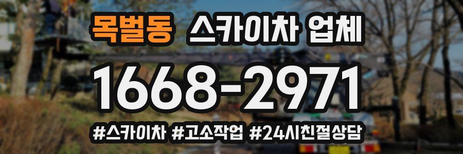 목벌동 스카이차 업체