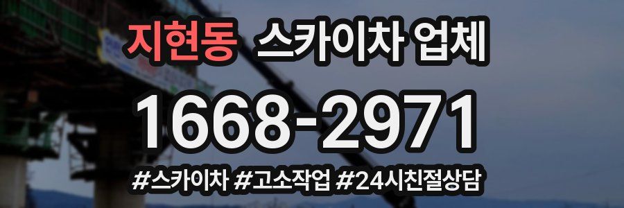 지현동 스카이차 업체