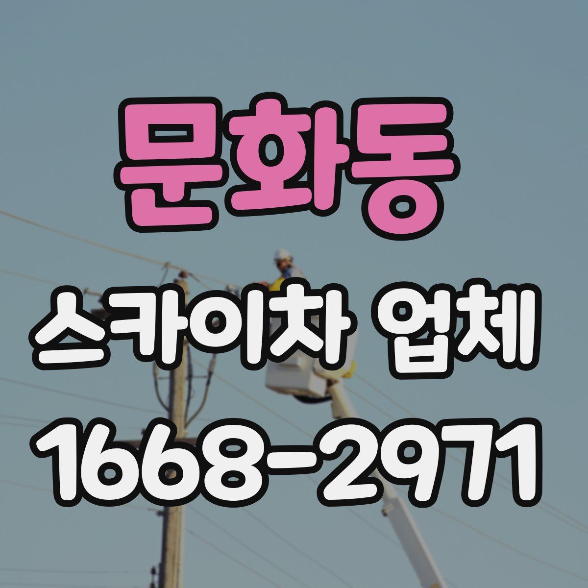 문화동 스카이차 업체