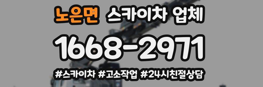 노은면 스카이차 업체