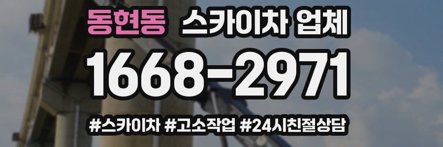 동현동 스카이차 업체