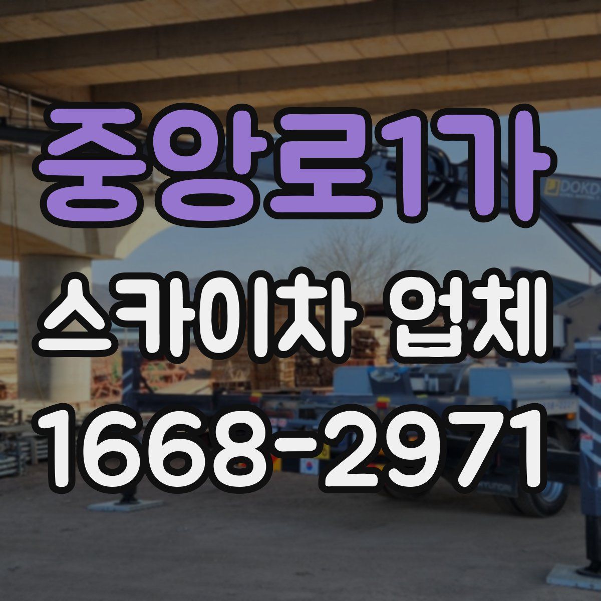 중앙로1가 스카이차 업체