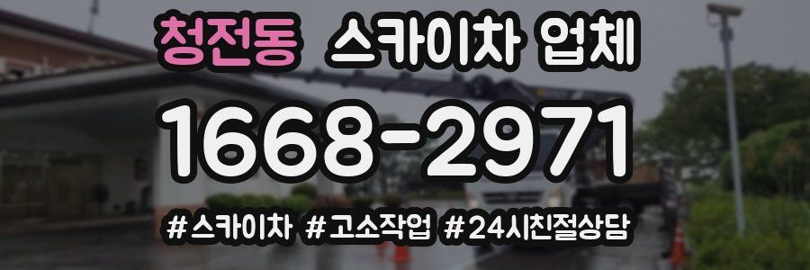청전동 스카이차 업체