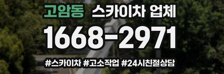 고암동 스카이차 업체
