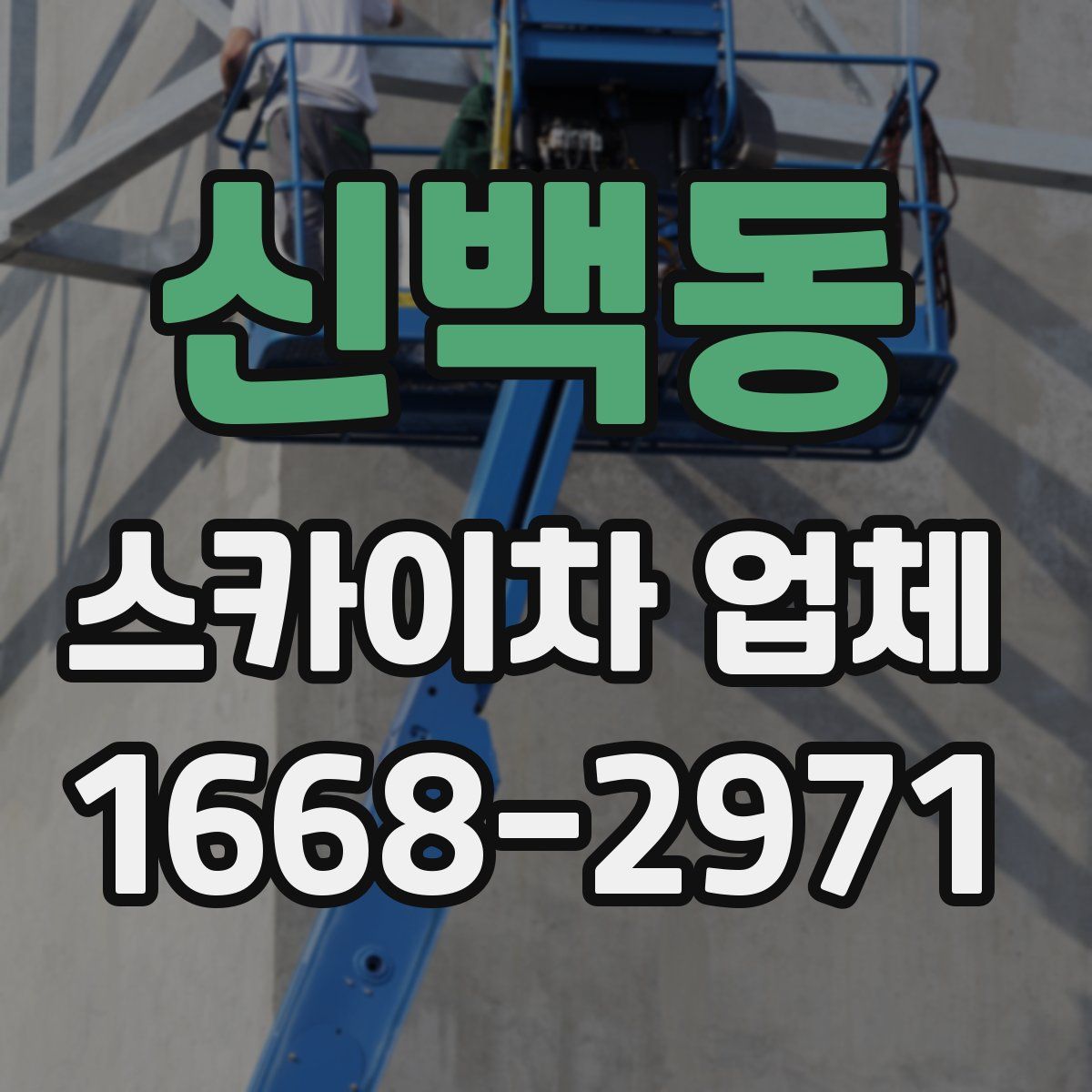 신백동 스카이차 업체