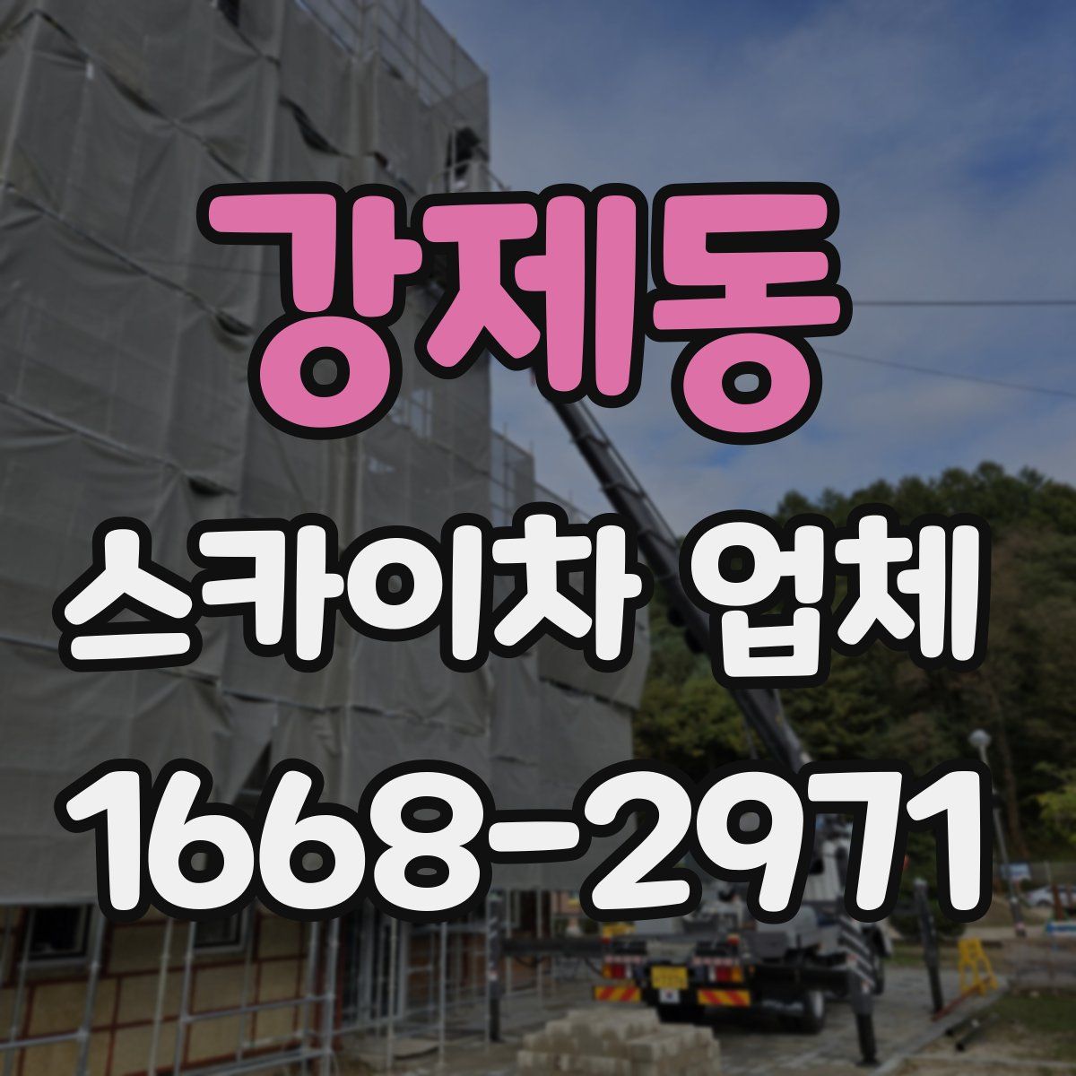 강제동 스카이차 업체