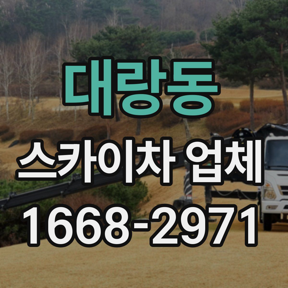 대랑동 스카이차 업체