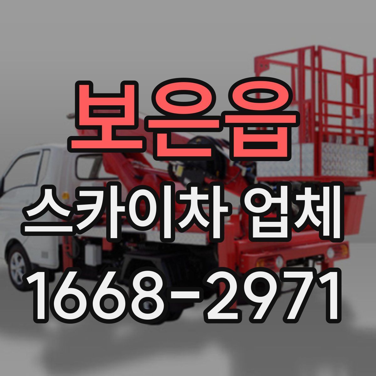 보은읍 스카이차 업체