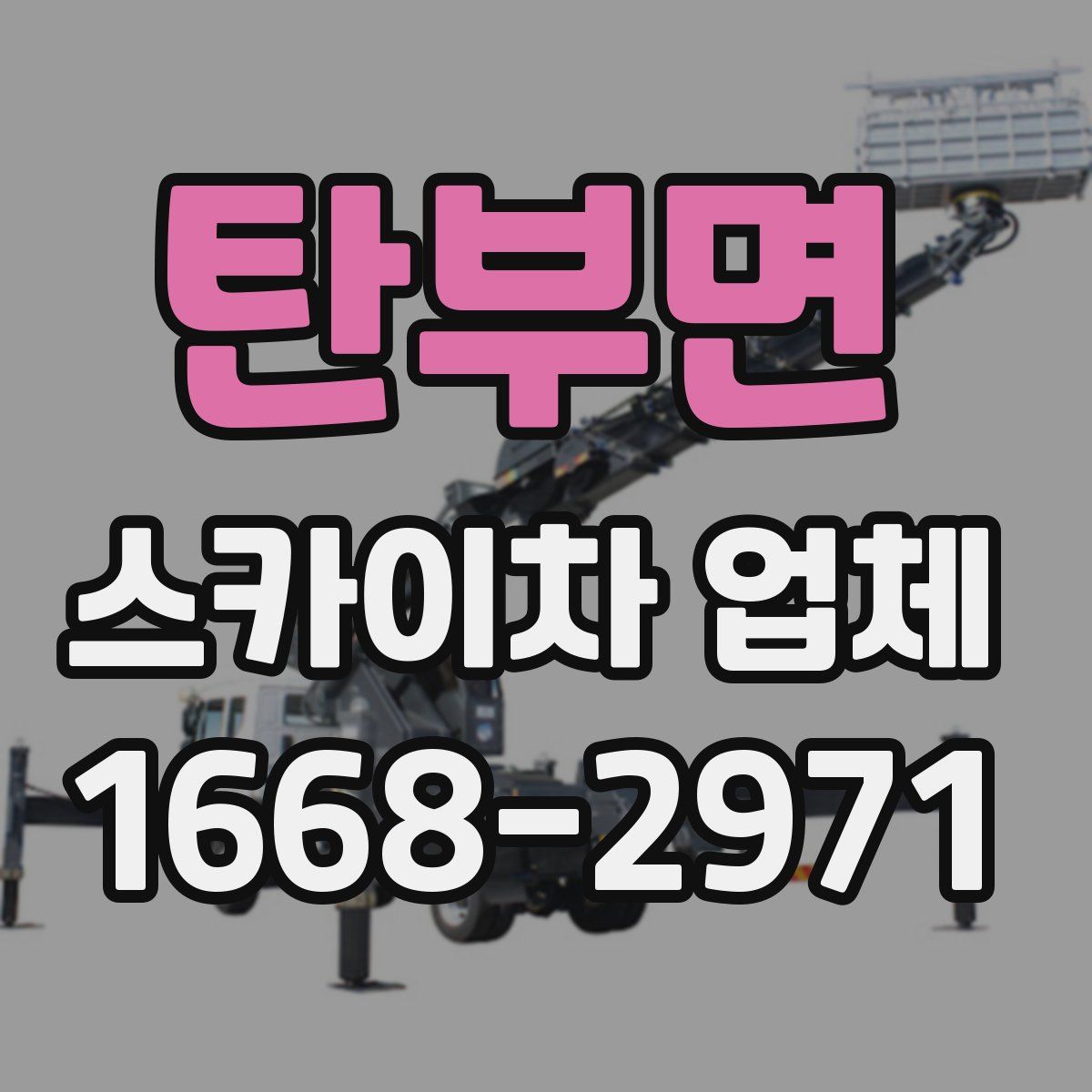 탄부면 스카이차 업체