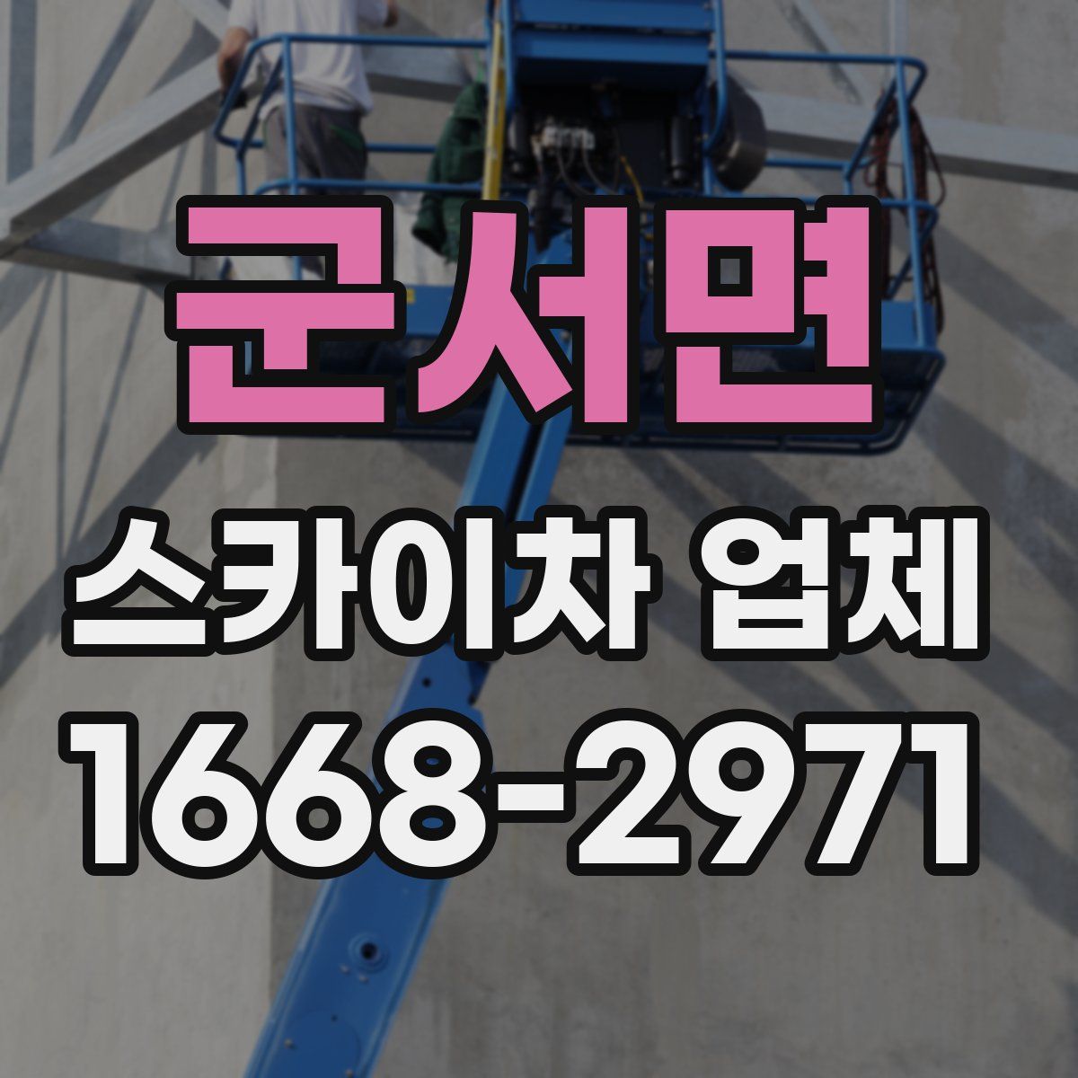 군서면 스카이차 업체