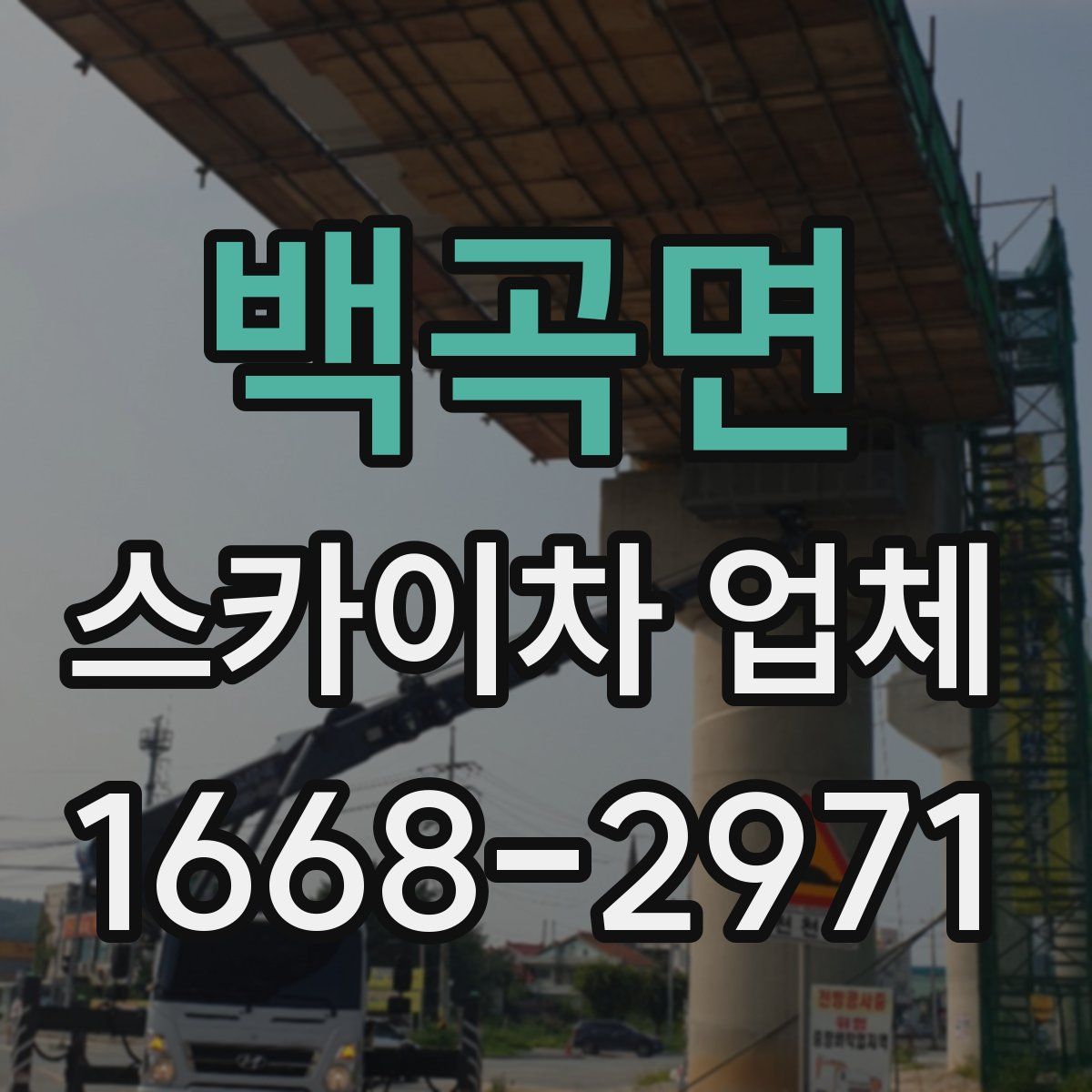 백곡면 스카이차 업체