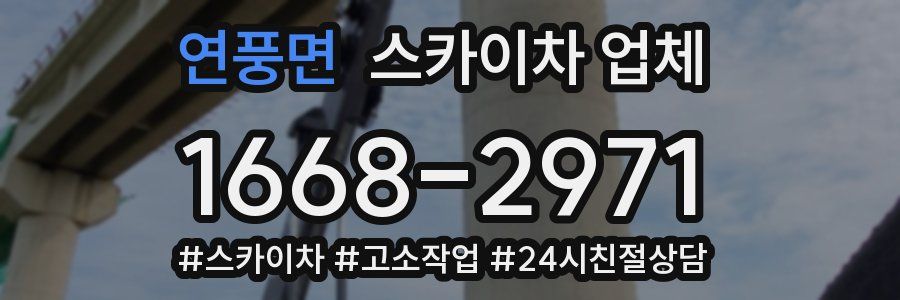 연풍면 스카이차 업체