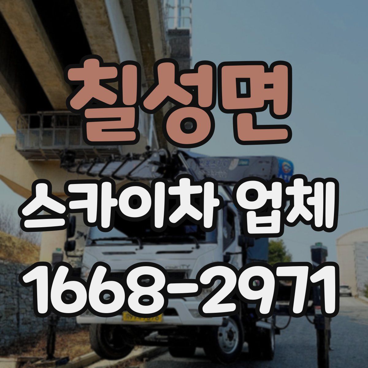 칠성면 스카이차 업체