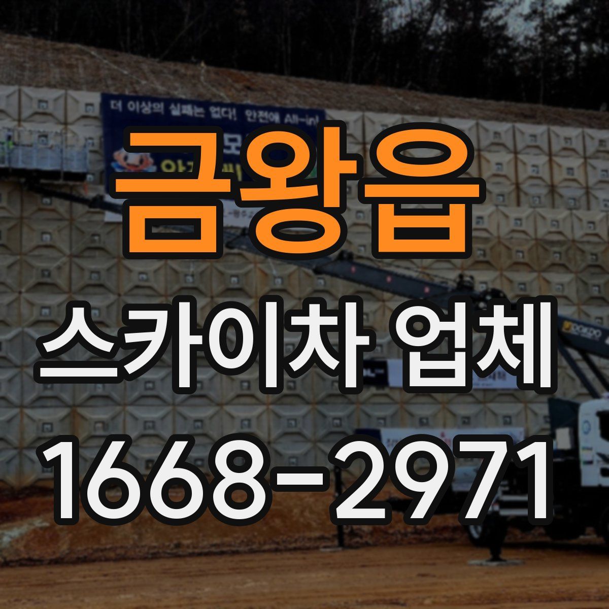 금왕읍 스카이차 업체