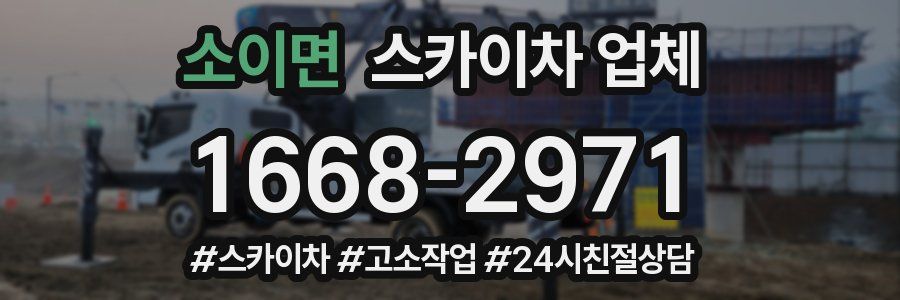 소이면 스카이차 업체