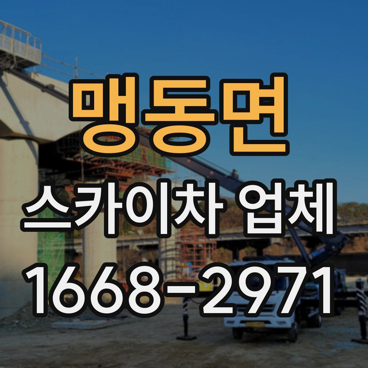 맹동면 스카이차 업체