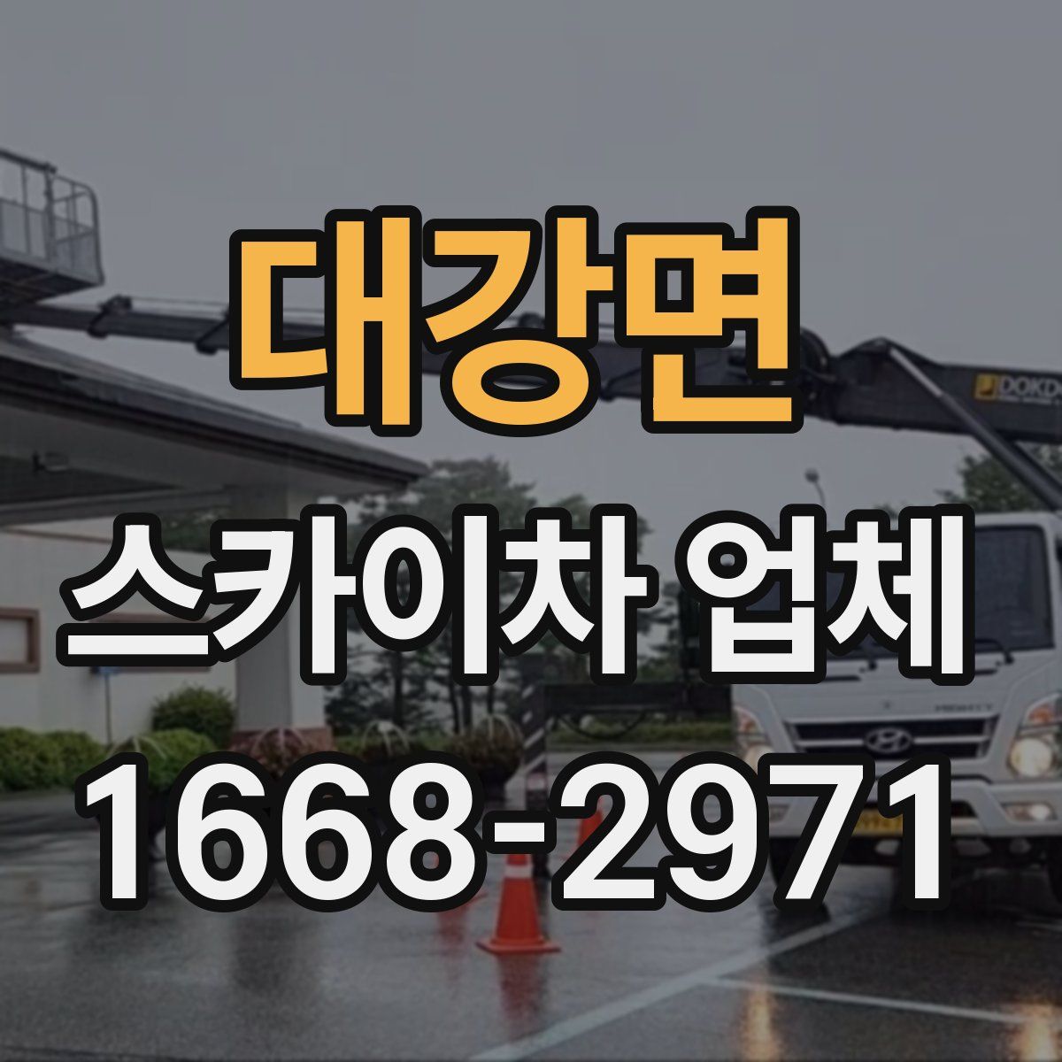 대강면 스카이차 업체