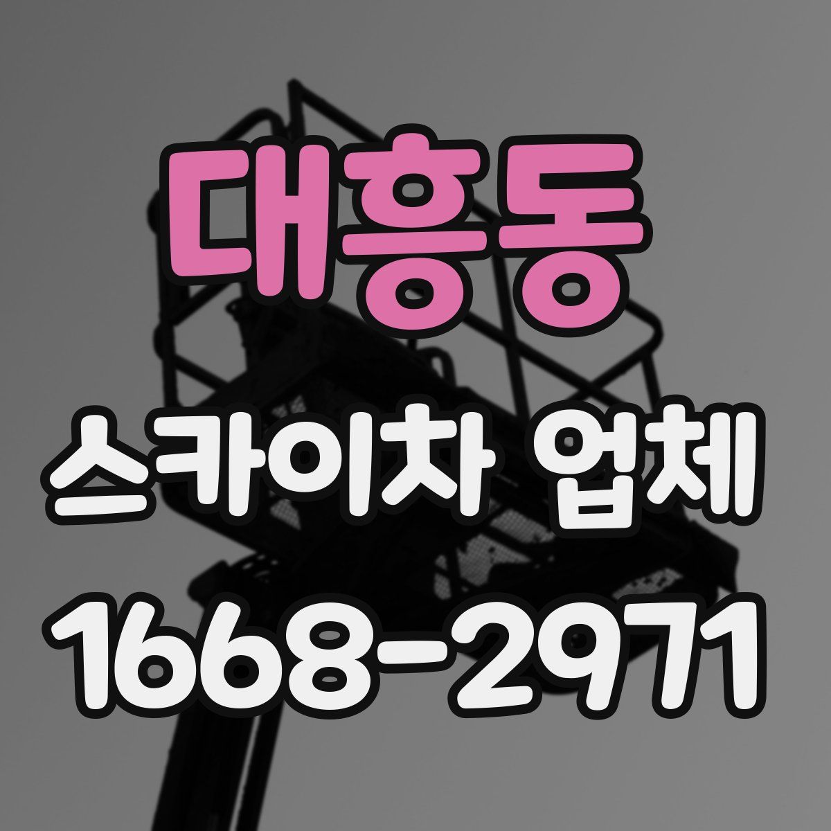 대흥동 스카이차 업체