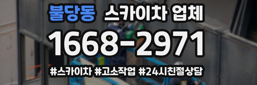불당동 스카이차 업체