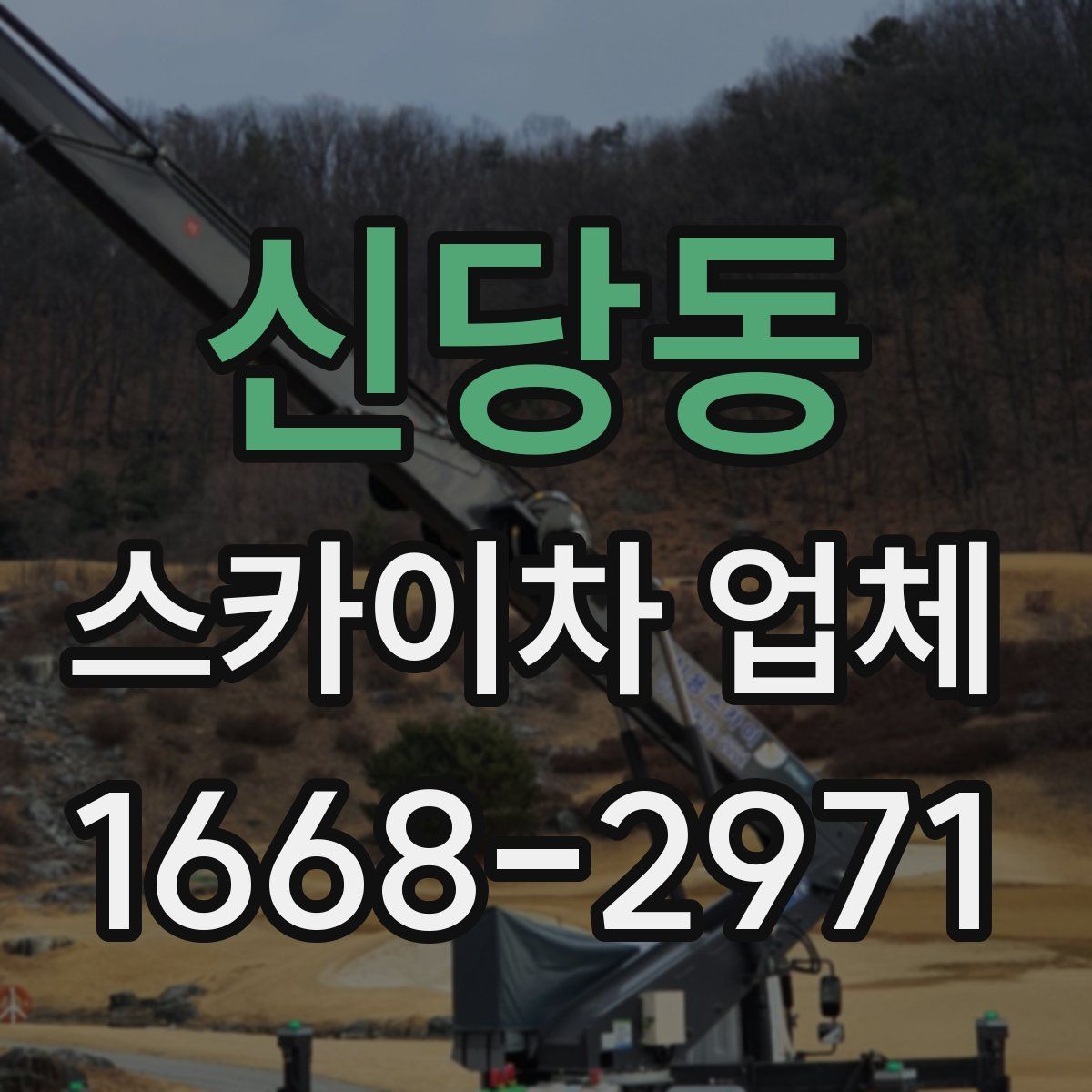 신당동 스카이차 업체