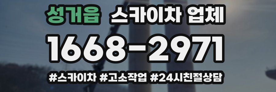 성거읍 스카이차 업체
