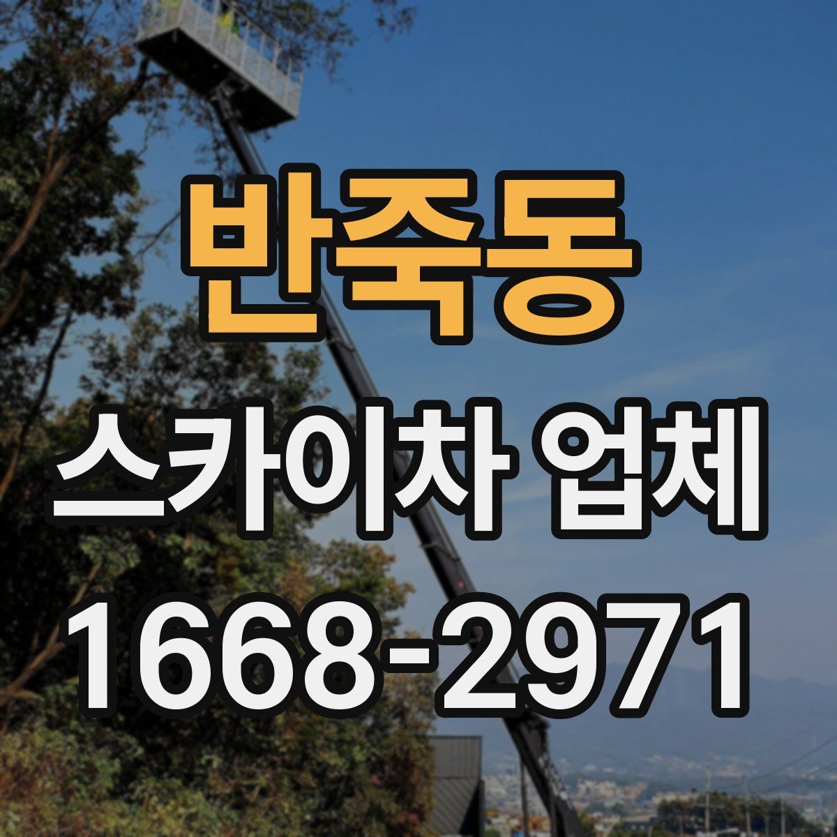 반죽동 스카이차 업체