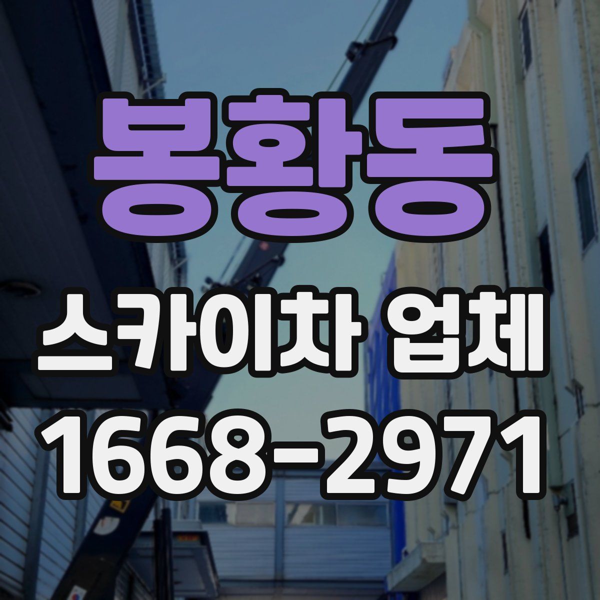 봉황동 스카이차 업체